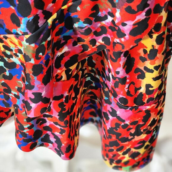 New! Multicolored Leopard Print Dress - Picture 9 of 10